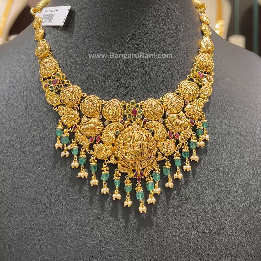 CMR 20.865gms NECKLACE 22K Antique