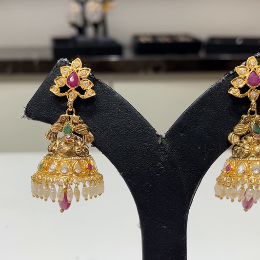 MUKUNDA JEWELLERS 25.4gms EARRINGS 22K Yellow Gold