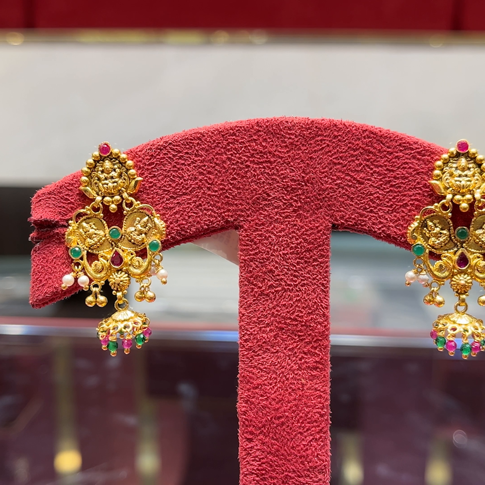 CMR 7.315gms EARRINGS 22K Yellow Gold