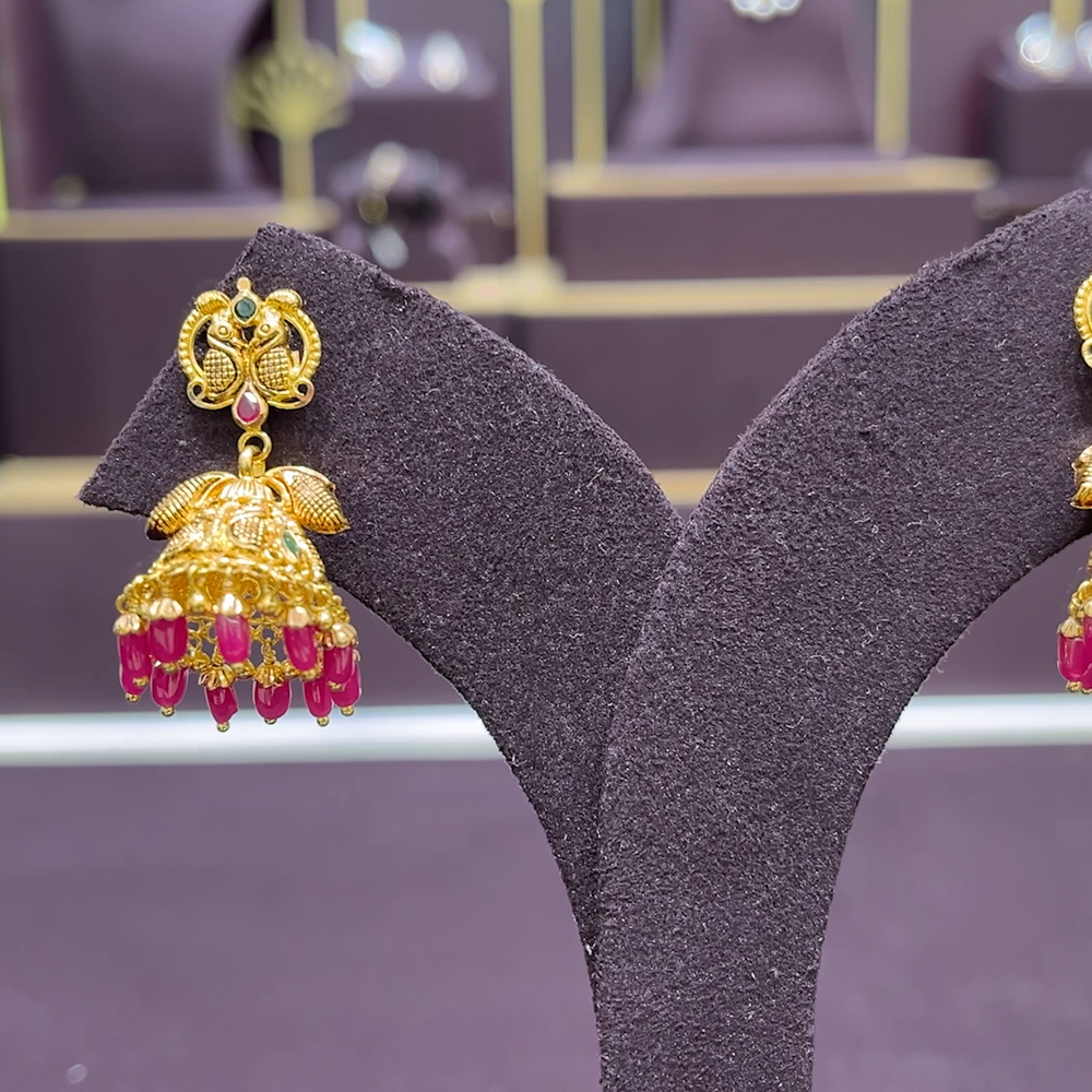 CMR 9.648gms EARRINGS 22K Yellow Gold