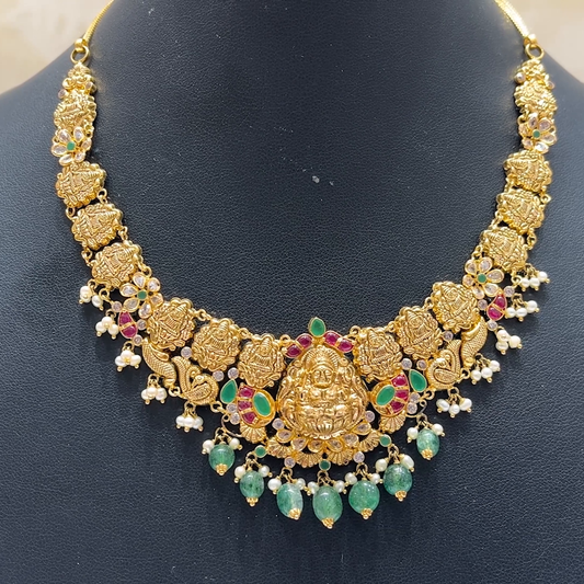 MUKUNDA JEWELLERS 21.48gms NECKLACE 22K Antique