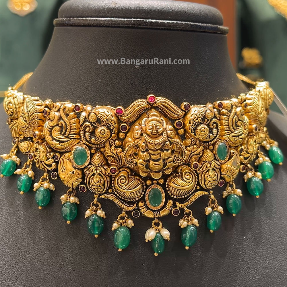 Chennai Shopping Mall 25.82gms CHOKER 22K Antique