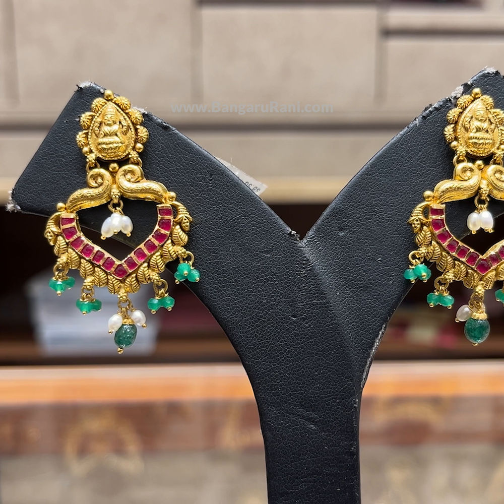 Chennai Shopping Mall 10.107gms EARRINGS 22K Antique