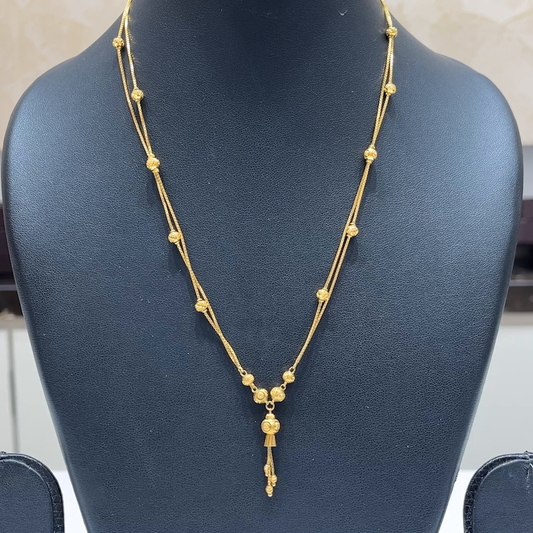 MUKUNDA JEWELLERS 10.81gms CHAINS 22K Yellow Gold