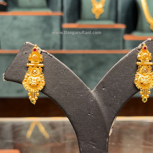 CMR 4.674gms EARRINGS 22K Yellow Gold