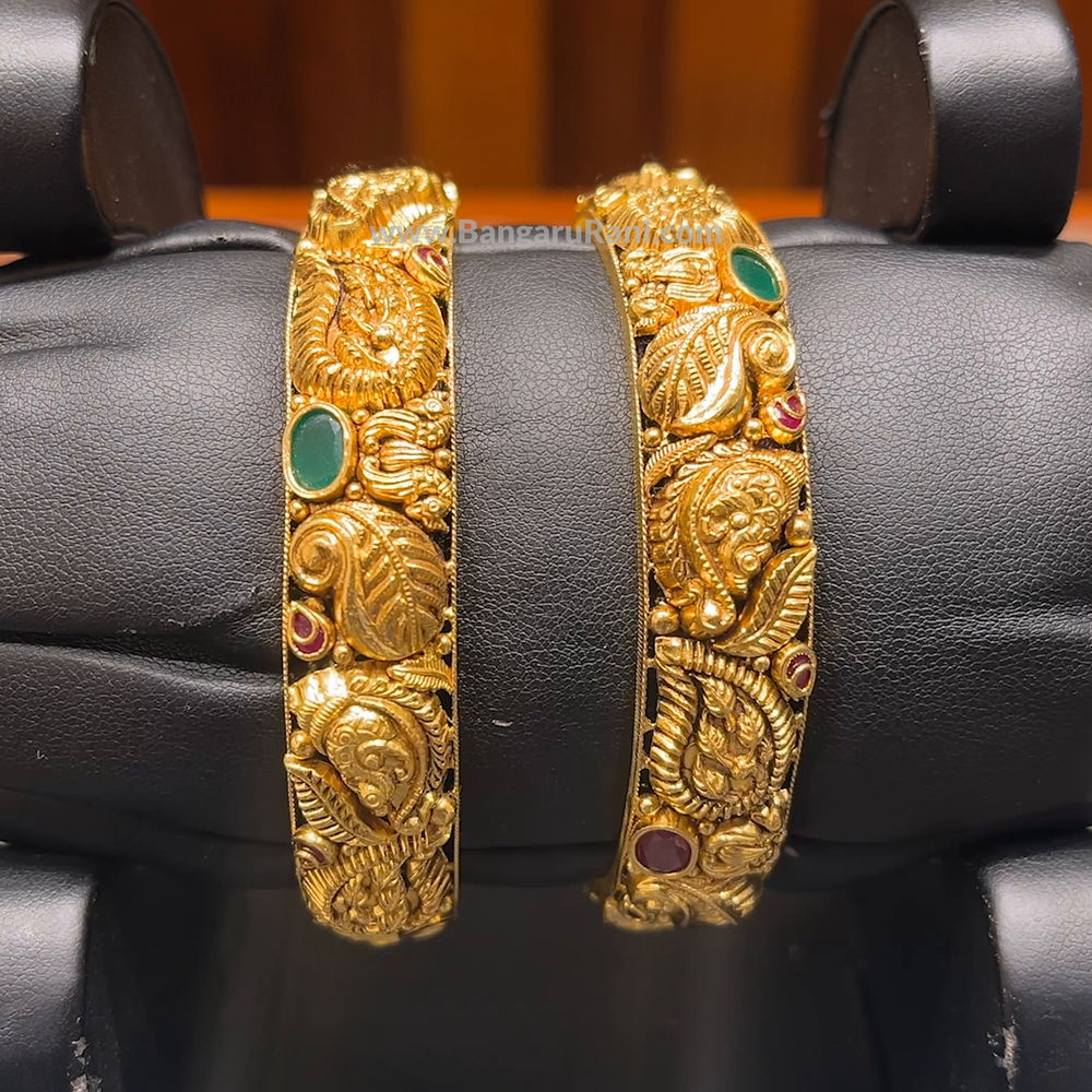 Chennai Shopping Mall 20.826gms BANGLES 22K Yellow Gold