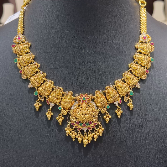 CMR 20.785gms NECKLACE 22K Antique