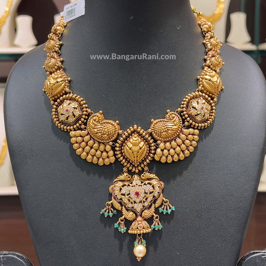 CMR 50.177gms NECKLACE 22K Antique