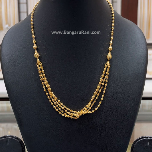 19.67gms CHAINS 22K Yellow Gold