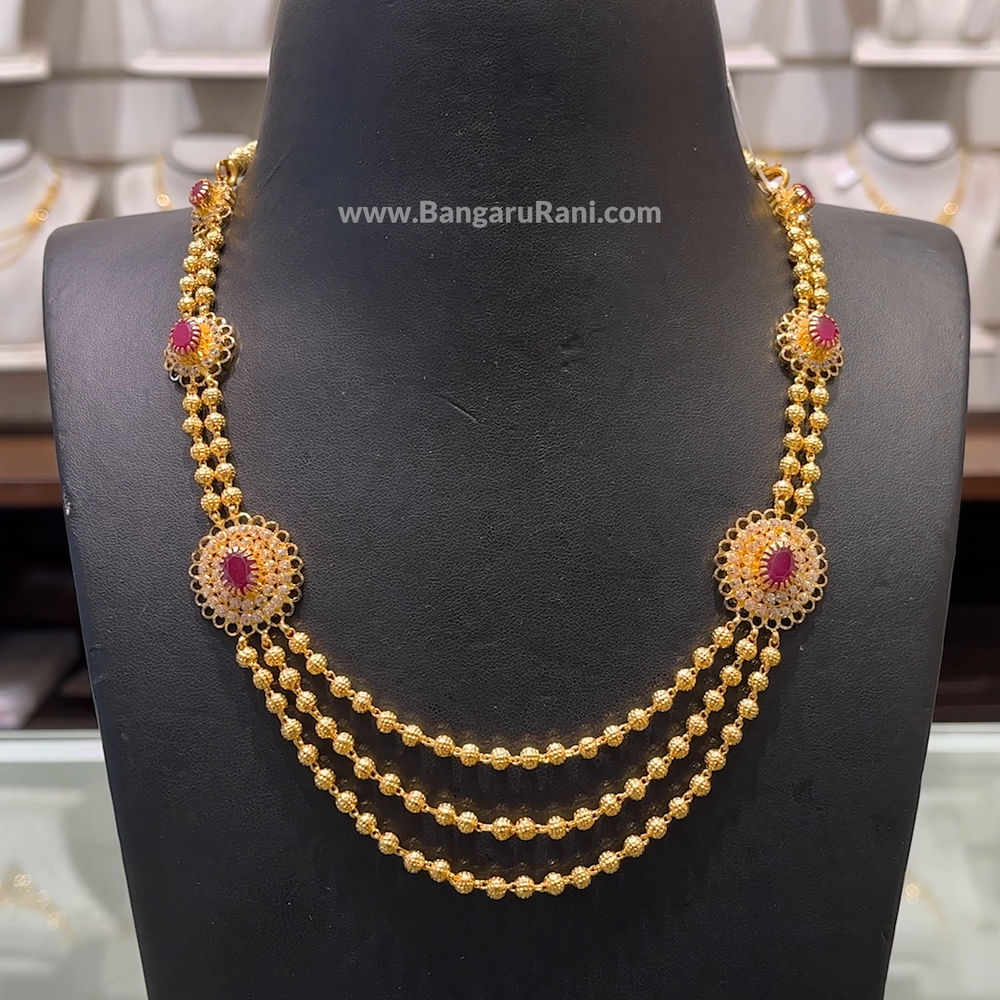 SOUTH INDIA 15.571gms NECKLACE 22K Yellow Gold