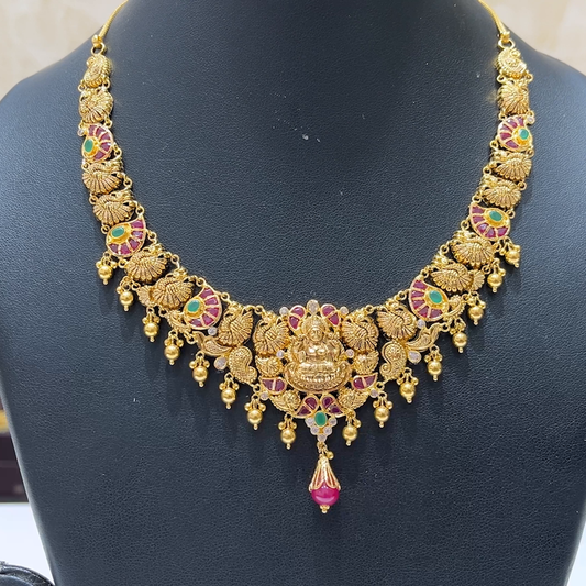 MUKUNDA JEWELLERS 26.925gms NECKLACE 22K Antique