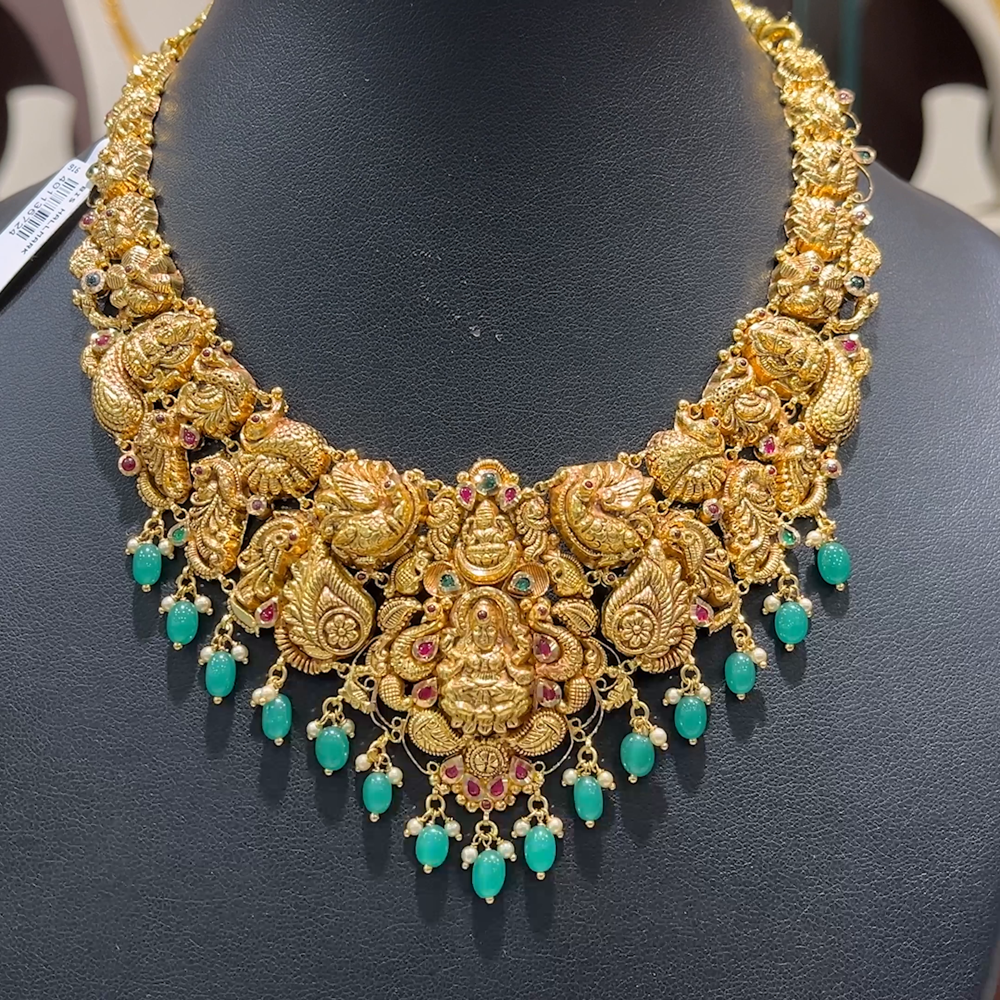 CMR 32.055gms NECKLACE 22K Antique