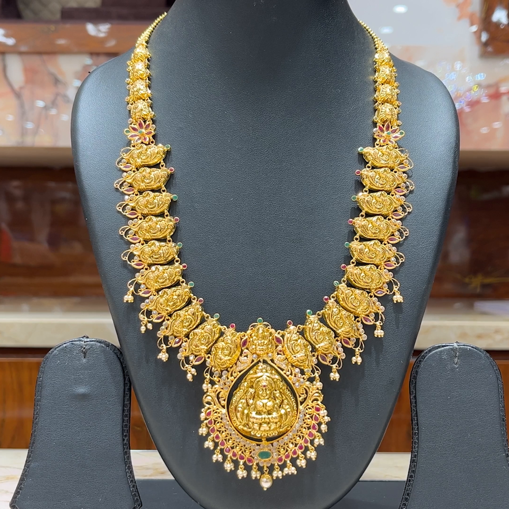 MUKUNDA JEWELLERS 62.307gms HARAMS 22K Antique