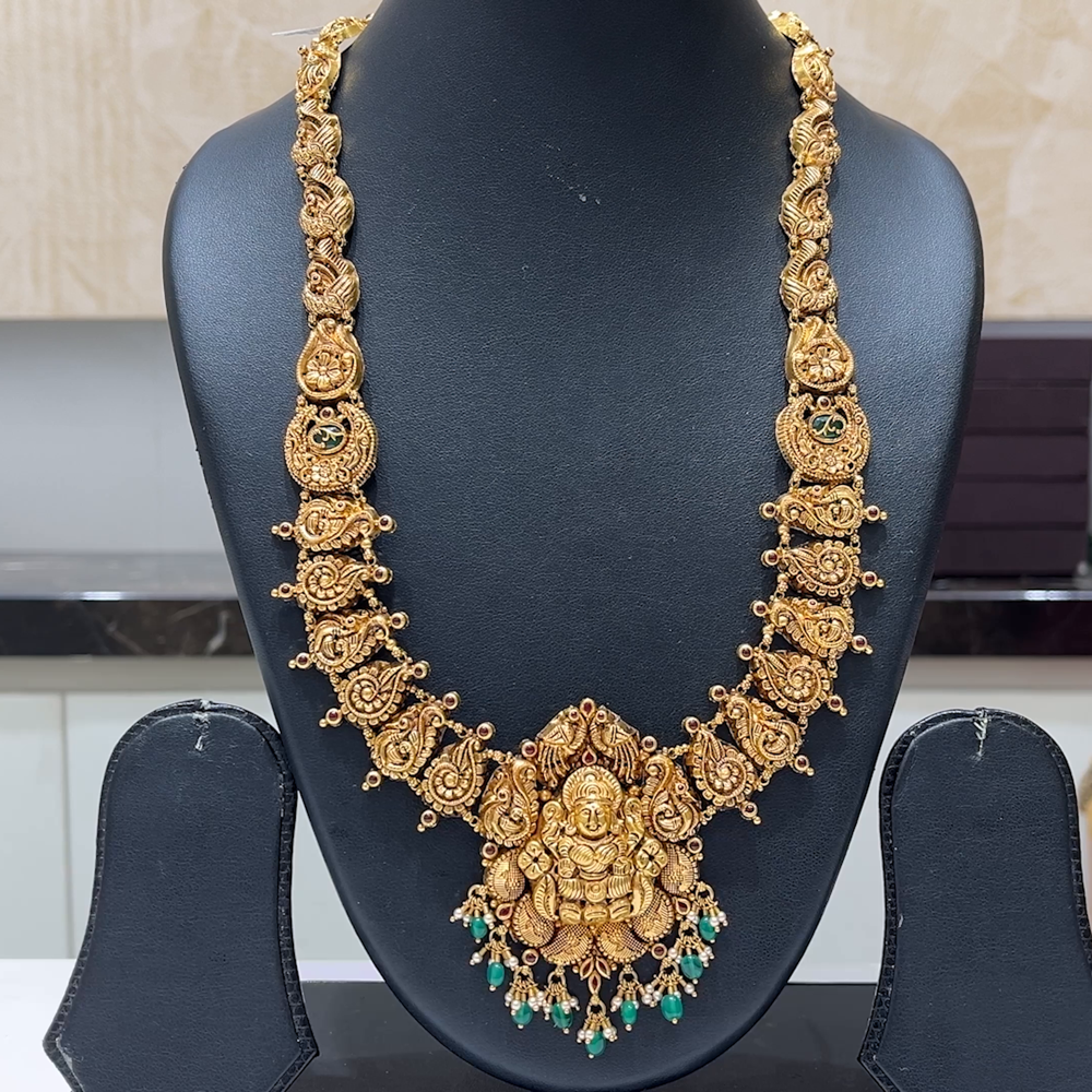 MUKUNDA JEWELLERS 52.368gms HARAMS 22K Antique