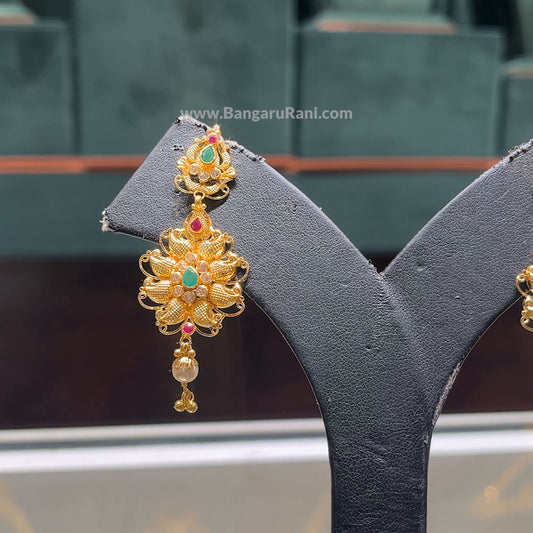 CMR 6.326gms EARRINGS 22K Yellow Gold