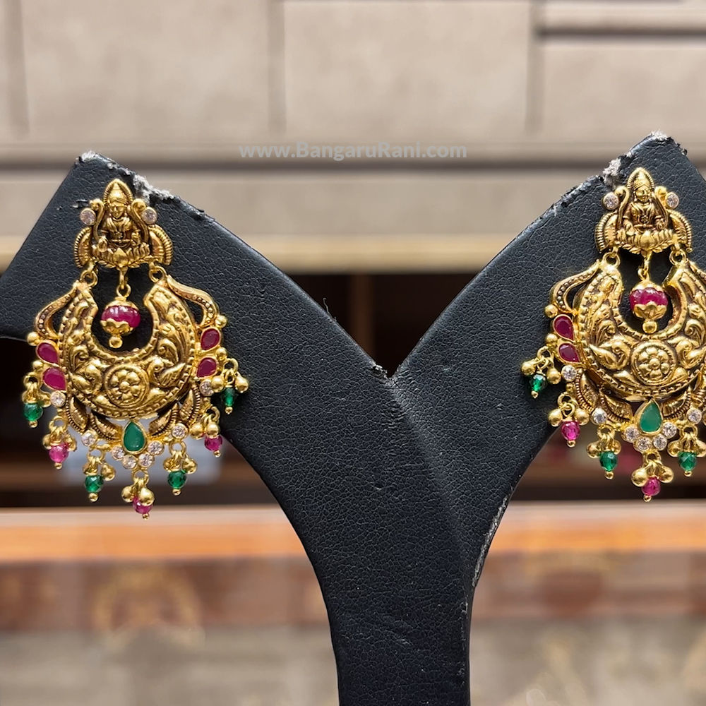 Chennai Shopping Mall 11.22gms EARRINGS 22K Antique