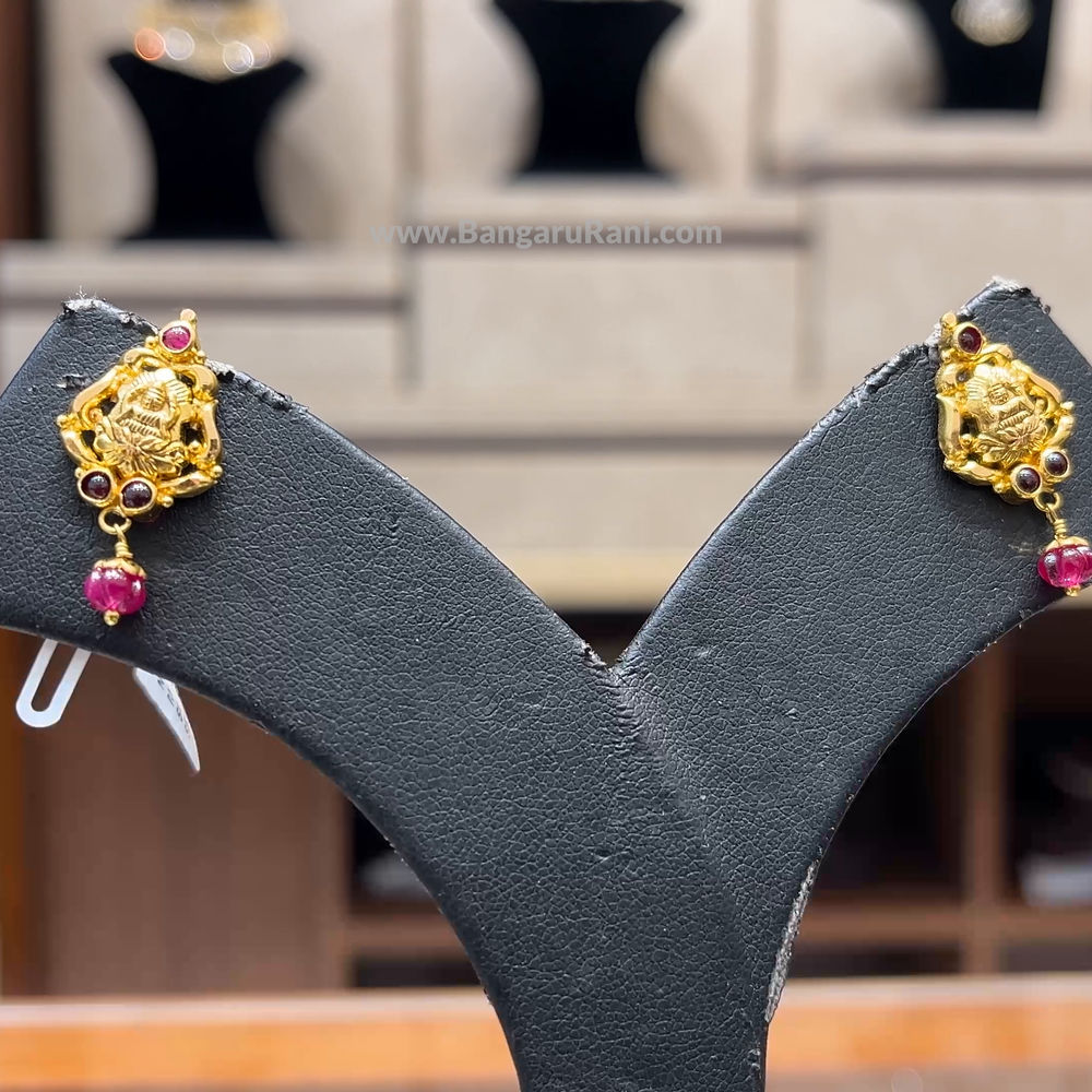 Chennai Shopping Mall 2.994gms EARRINGS 22K Yellow Gold