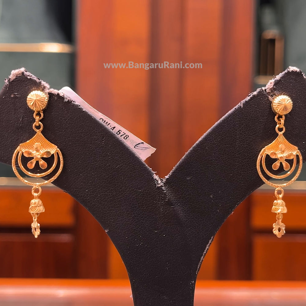 Chennai Shopping Mall 4.578gms EARRINGS 22K Yellow Gold