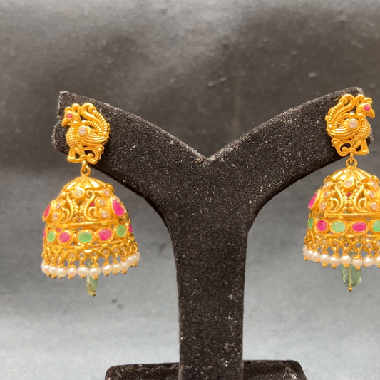 MUKUNDA JEWELLERS 27.28gms EARRINGS 22K Yellow Gold