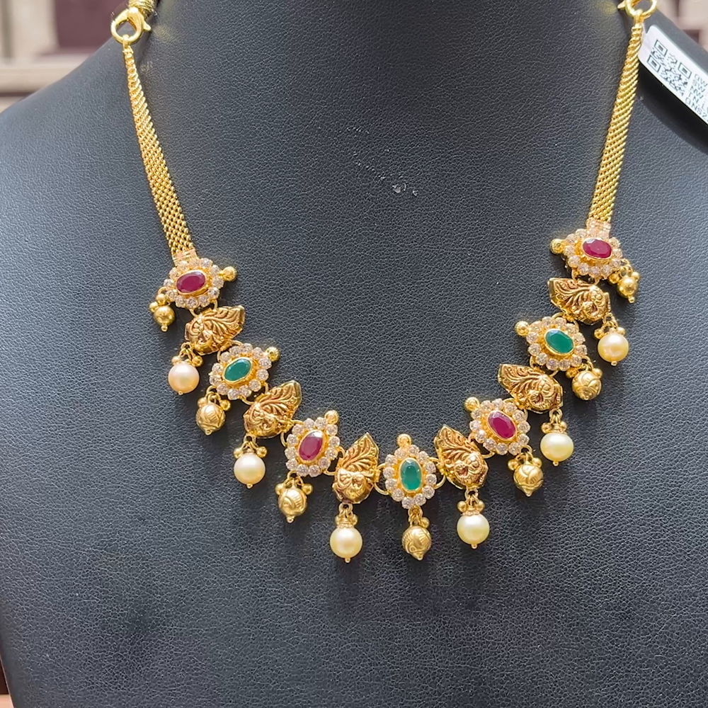 Chennai Shopping Mall 18.1gms NECKLACE 22K Yellow Gold