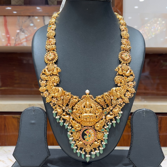 MUKUNDA JEWELLERS 80.1gms HARAMS 22K Antique