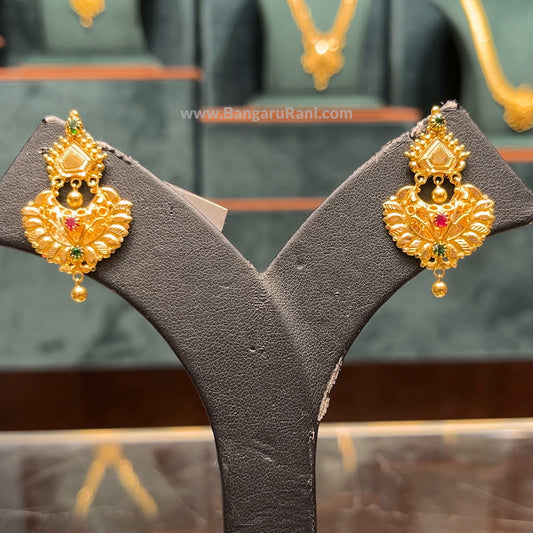 CMR 5.888gms EARRINGS 22K Yellow Gold