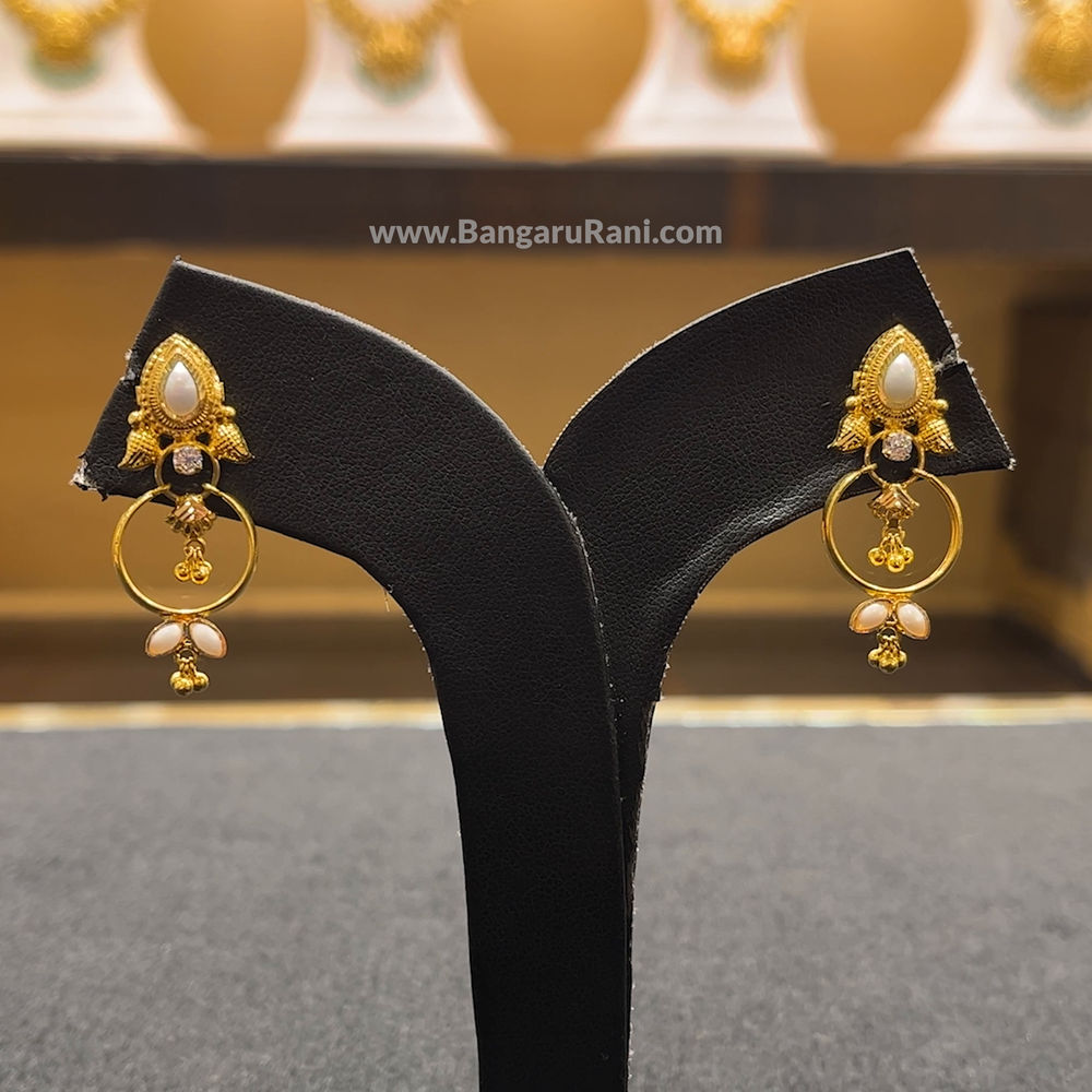 4.275gms EARRINGS 22K Yellow Gold