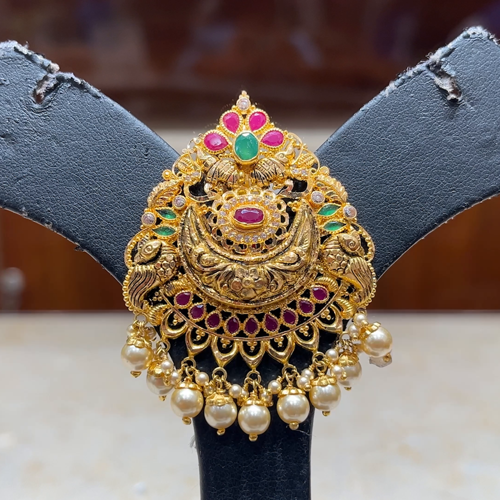 MUKUNDA JEWELLERS 9.16gms Pendent 22K Yellow Gold