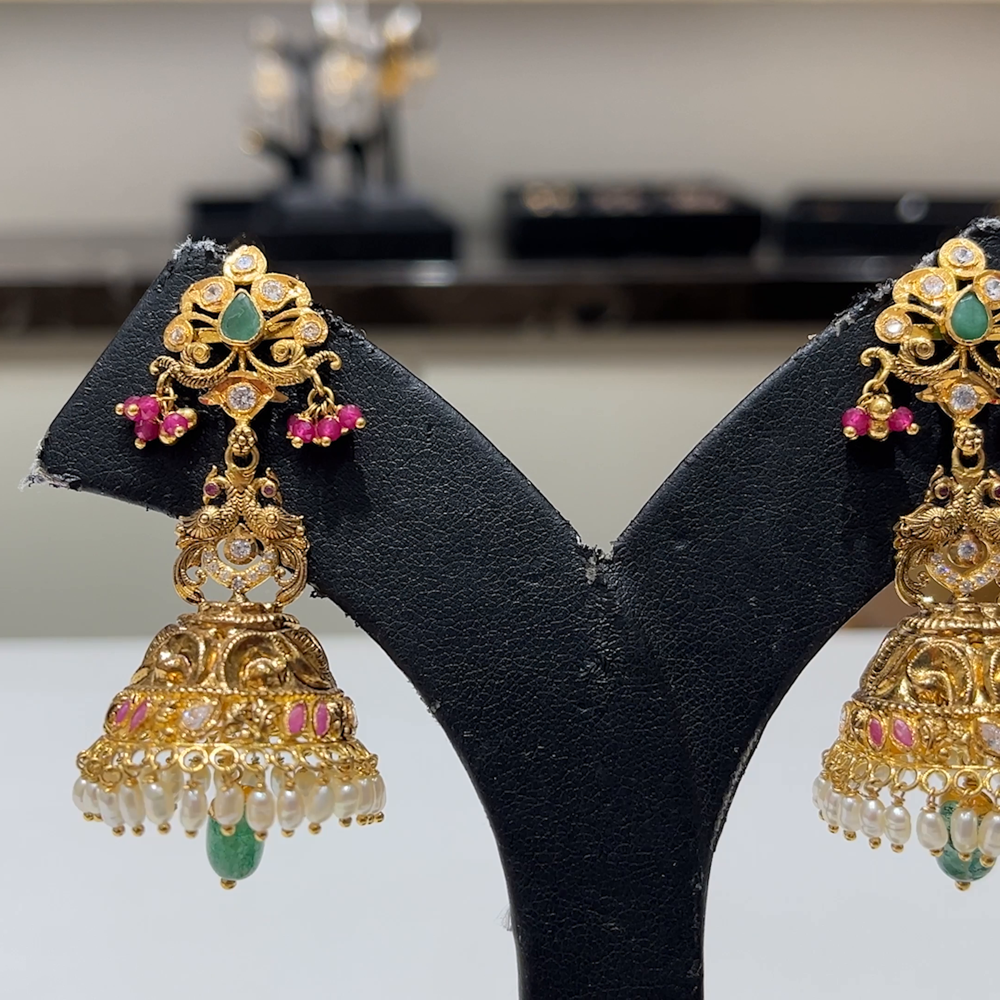 MUKUNDA JEWELLERS 23.97gms EARRINGS 22K Yellow Gold