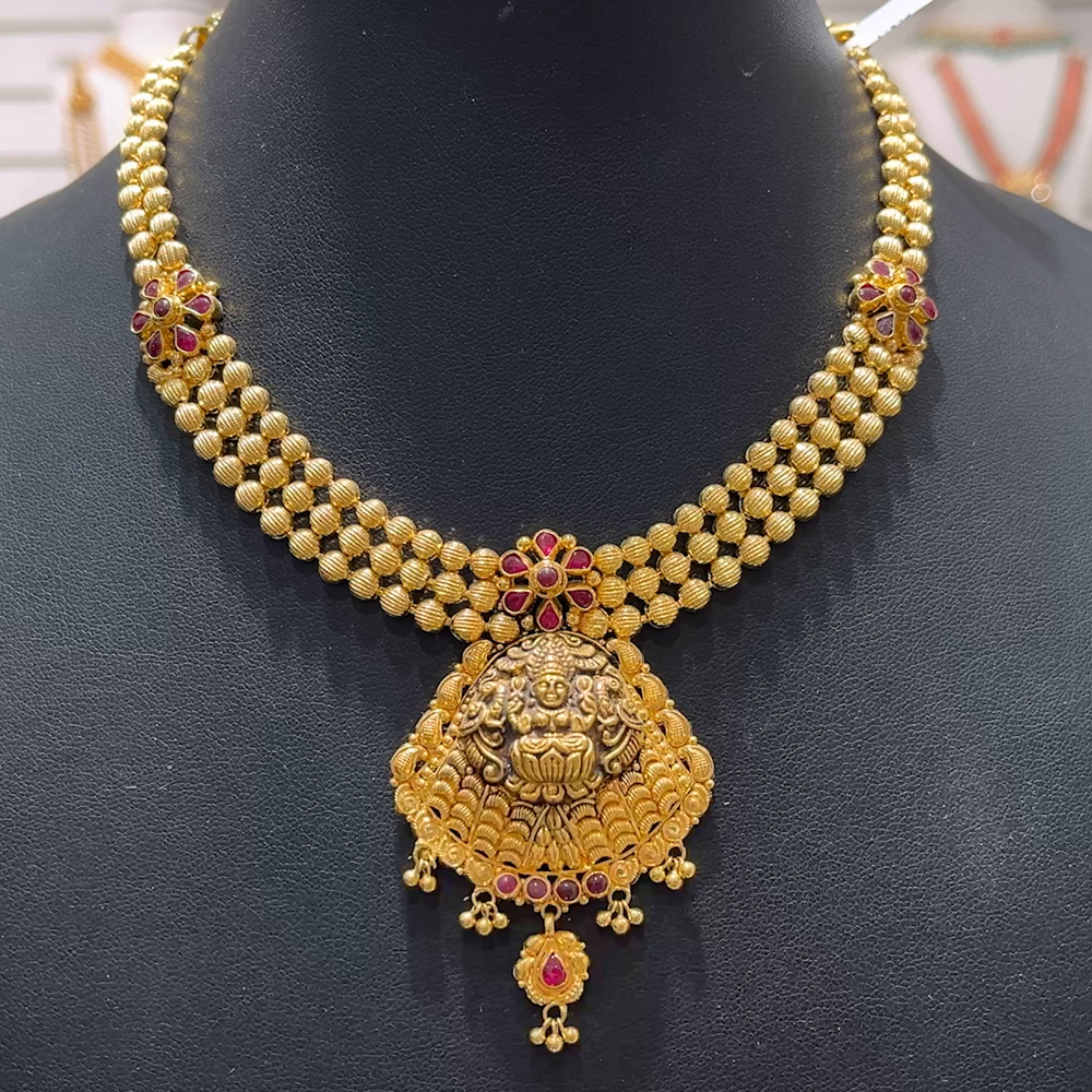 SOUTH INDIA 26.529gms NECKLACE 22K Yellow Gold