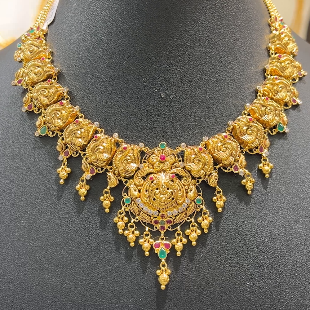 CMR 24.15gms NECKLACE 22K Antique