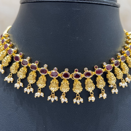 MUKUNDA JEWELLERS 14.84gms NECKLACE 22K Antique