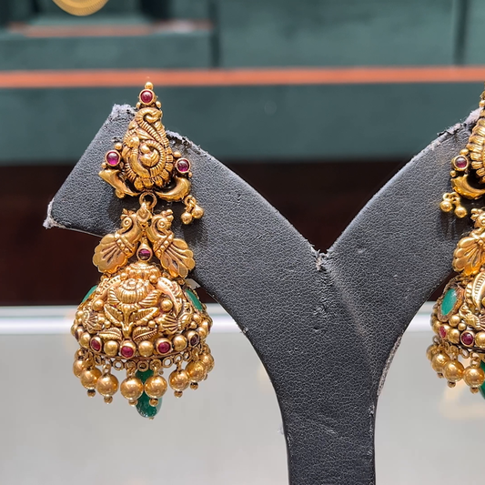 CMR 26.709gms EARRINGS 22K Antique