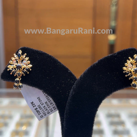 Chennai Shopping Mall 3.26gms EARRINGS 22K Nakshi