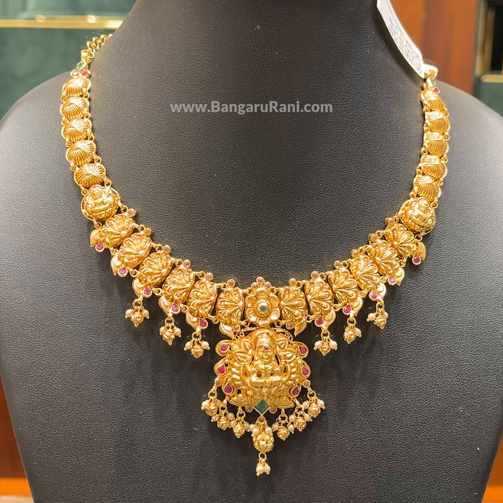 Chennai Shopping Mall 27.06gms NECKLACE 22K Antique