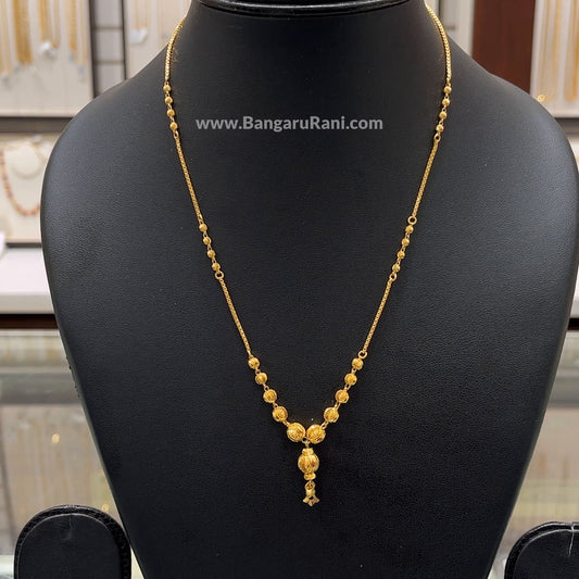 10.553gms CHAINS 22K Yellow Gold