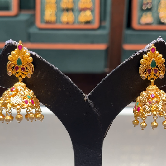 CMR 12.342gms EARRINGS 22K Yellow Gold