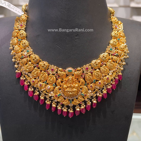 SOUTH INDIA 39.579gms NECKLACE 22K Yellow Gold