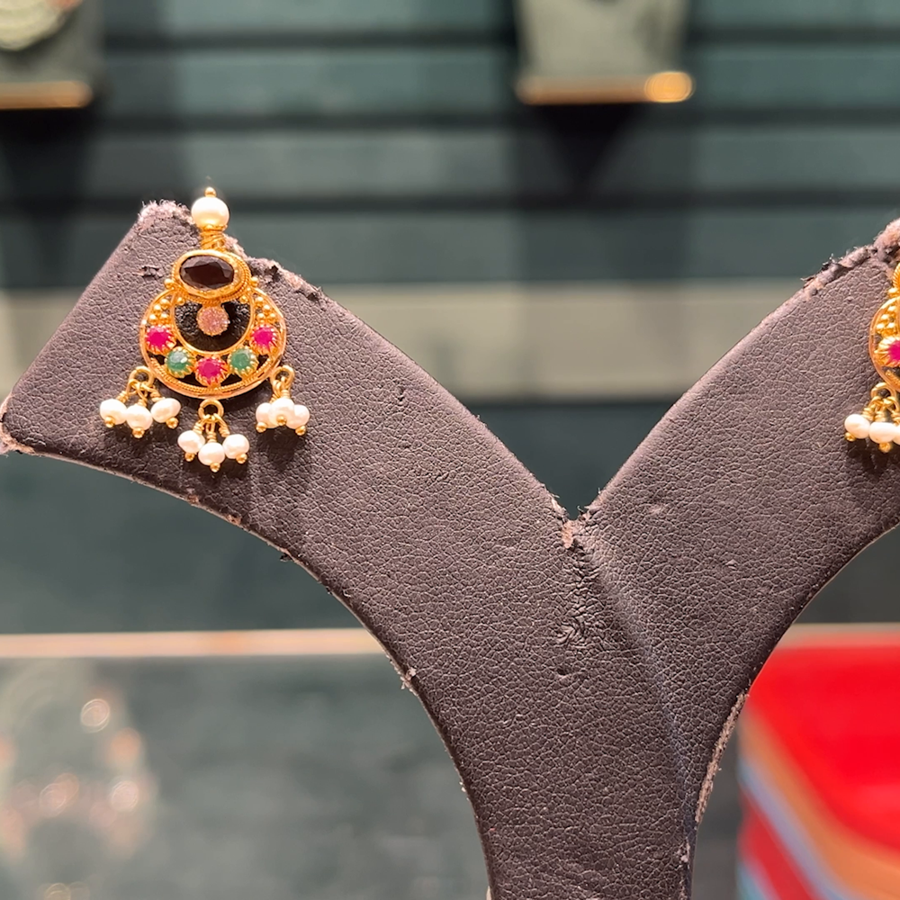 Chennai Shopping Mall 3.684gms EARRINGS 22K Yellow Gold