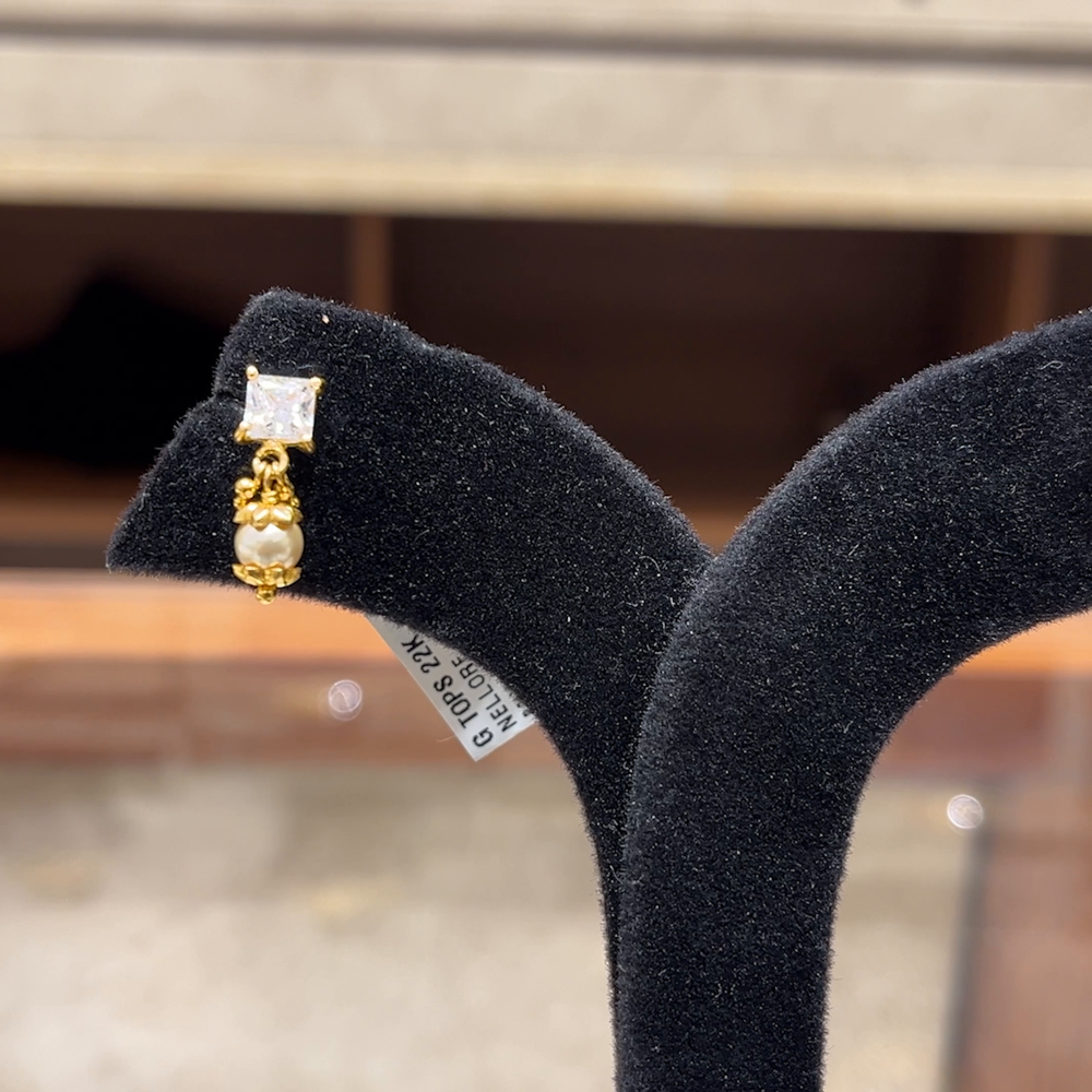 Chennai Shopping Mall 1.955gms EARRINGS 22K Yellow Gold