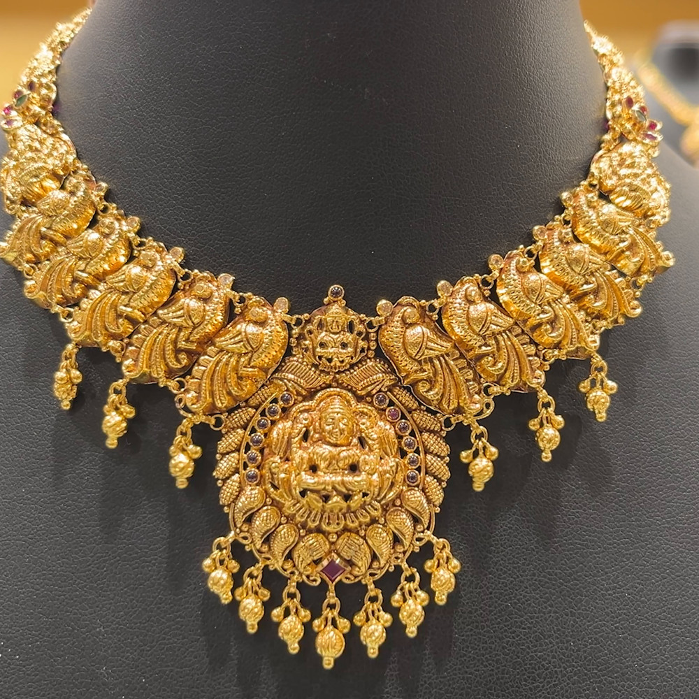 CHANDANA Brothers 27.67gms NECKLACE 22K Antique