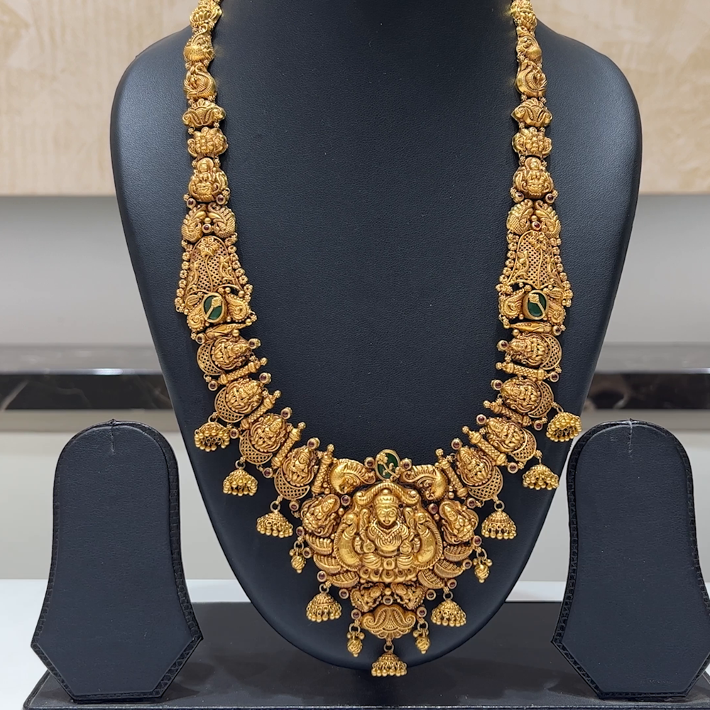 MUKUNDA JEWELLERS 59.54gms HARAMS 22K Antique