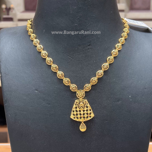 Chennai Shopping Mall 11.46gms NECKLACE 22K Yellow Gold