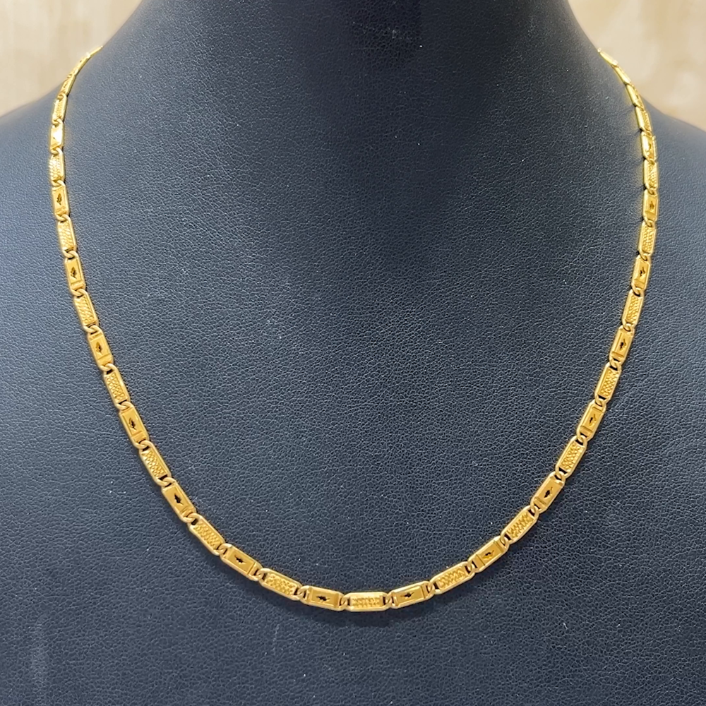 MUKUNDA JEWELLERS 10.2gms CHAINS 22K Yellow Gold