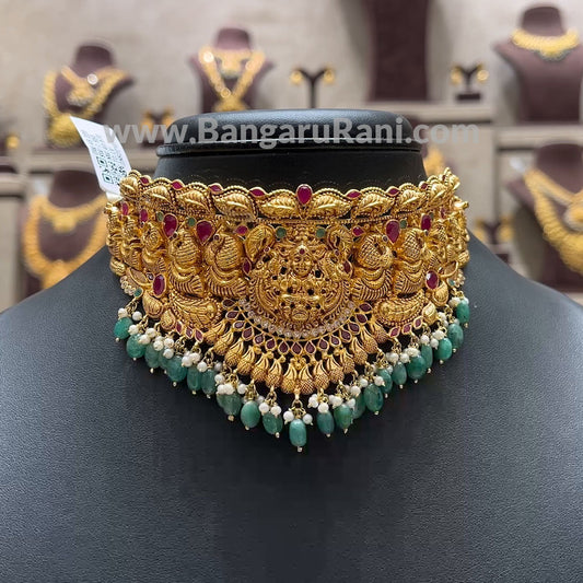 Chennai Shopping Mall 40.57gms CHOKER 22K Yellow Gold