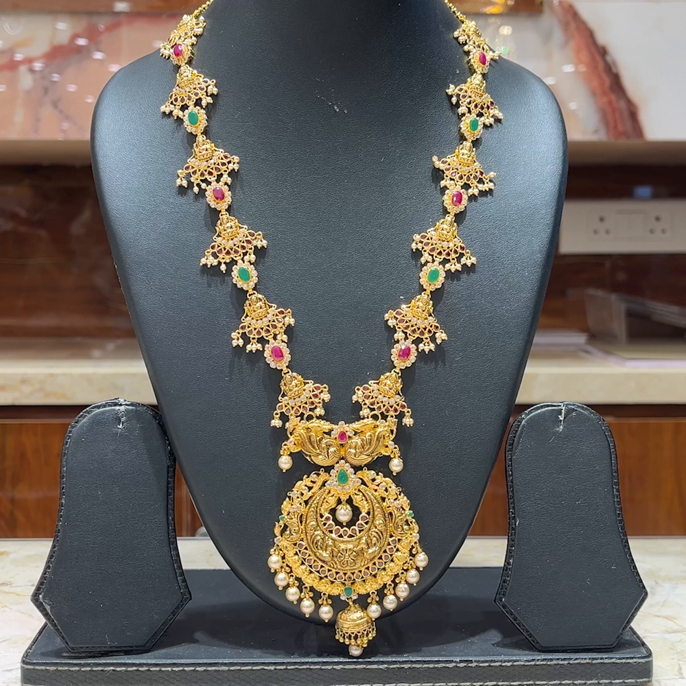 MUKUNDA JEWELLERS 52.05gms HARAMS 22K Antique