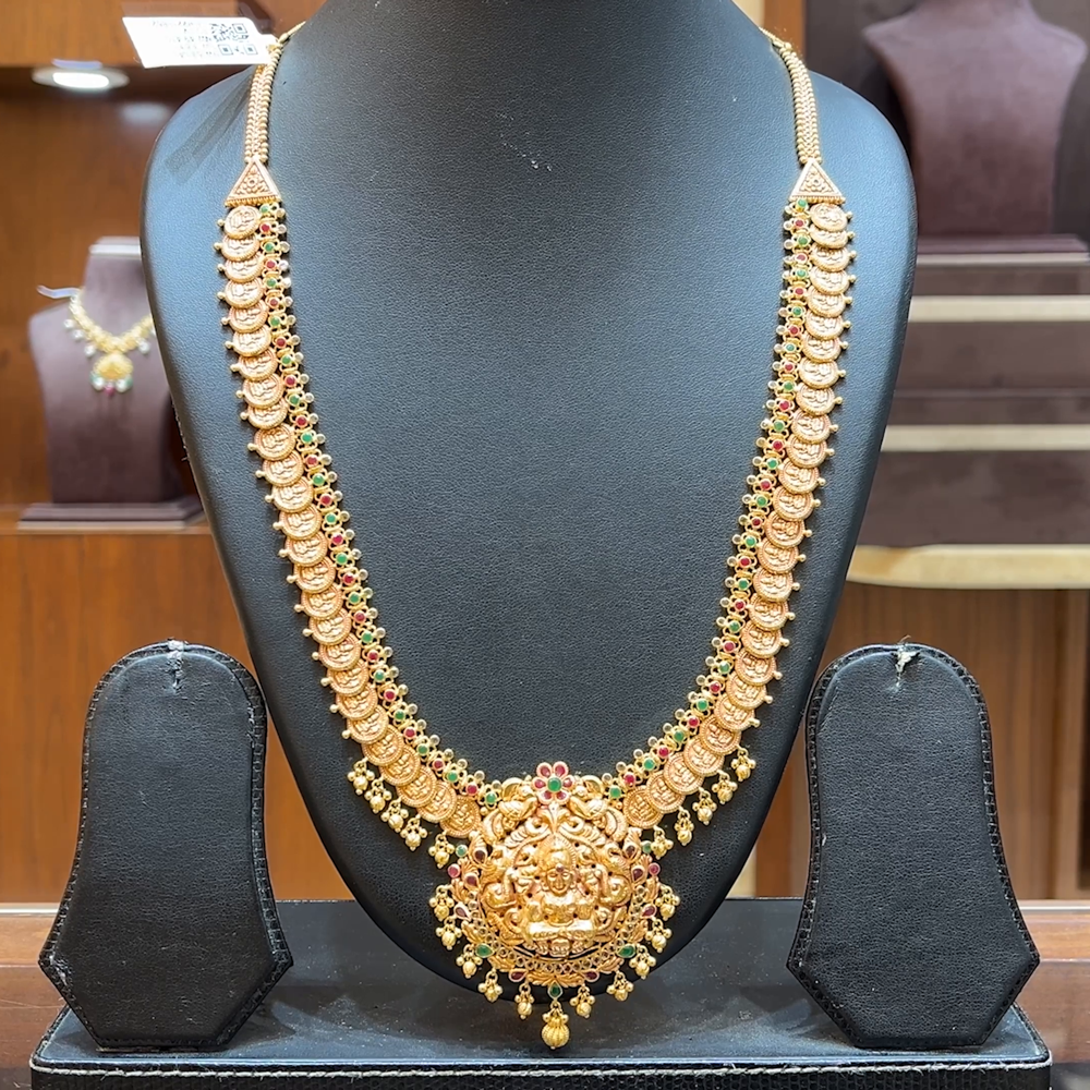 Chennai Shopping Mall 49.41gms HARAMS 22K Antique