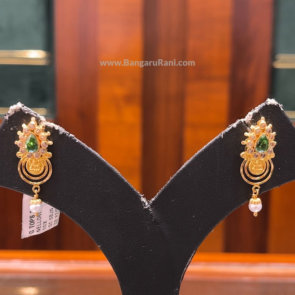 Chennai Shopping Mall 4.17gms EARRINGS 22K Yellow Gold