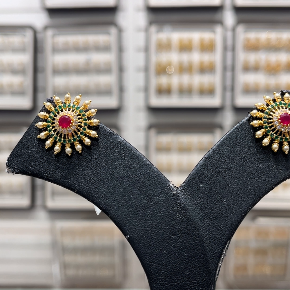 SOUTH INDIA 5.54gms EARRINGS 22K Yellow Gold