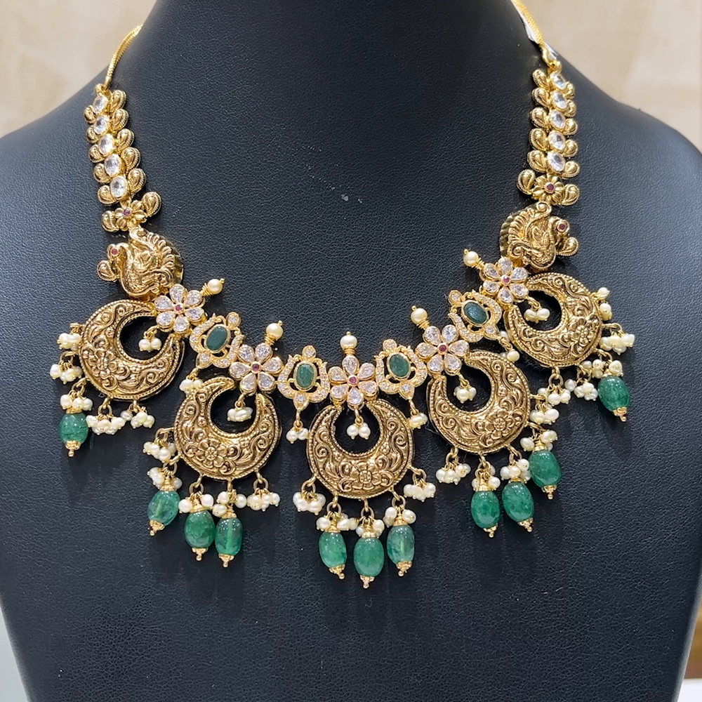 MUKUNDA JEWELLERS 41.64gms NECKLACE 22K Antique